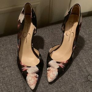 Jessica Simpson Floral Pumps